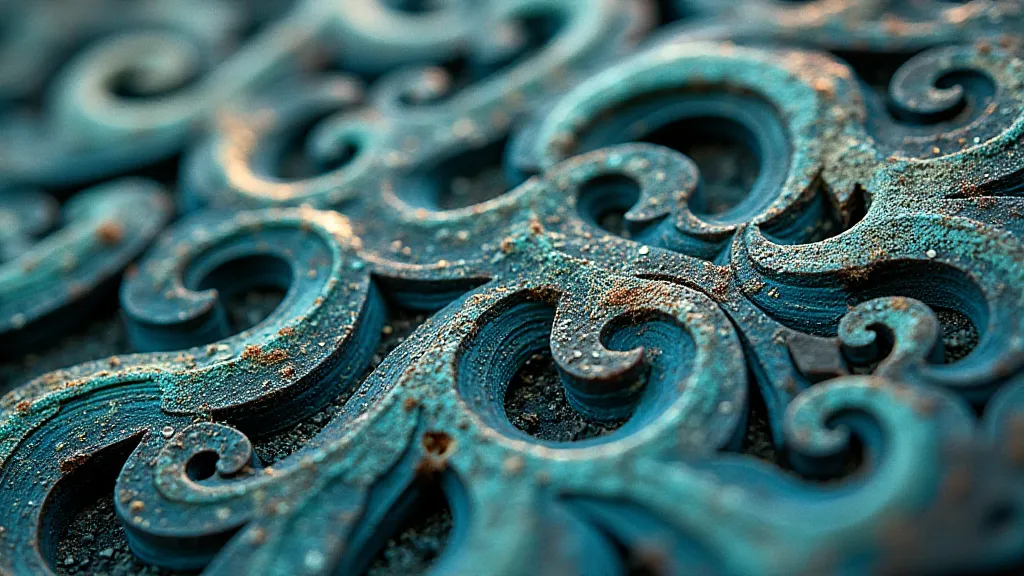 Mokuhanga woodblock detail