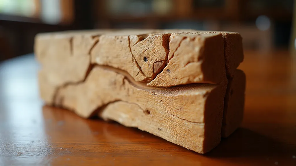Texture of a cherry wood Mokuhanga block